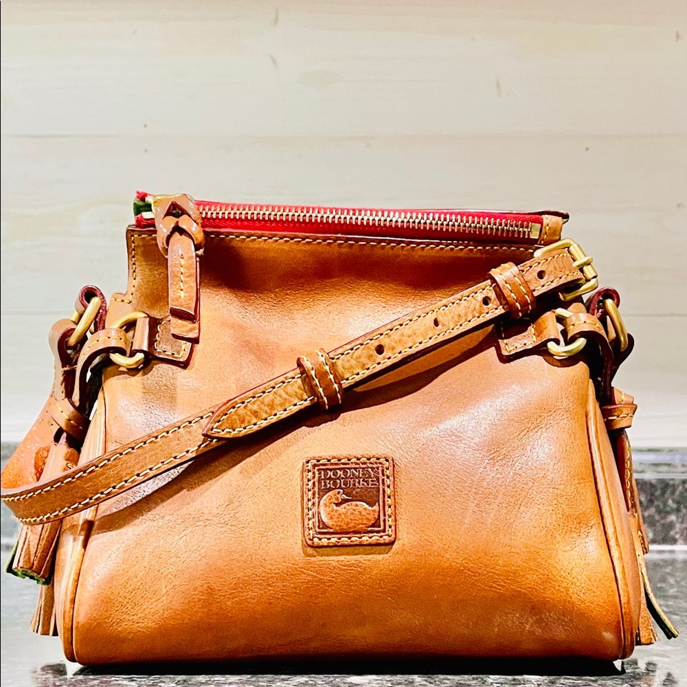 COPY - Dooney & Bourke Saddle Brown Florentine Cr…